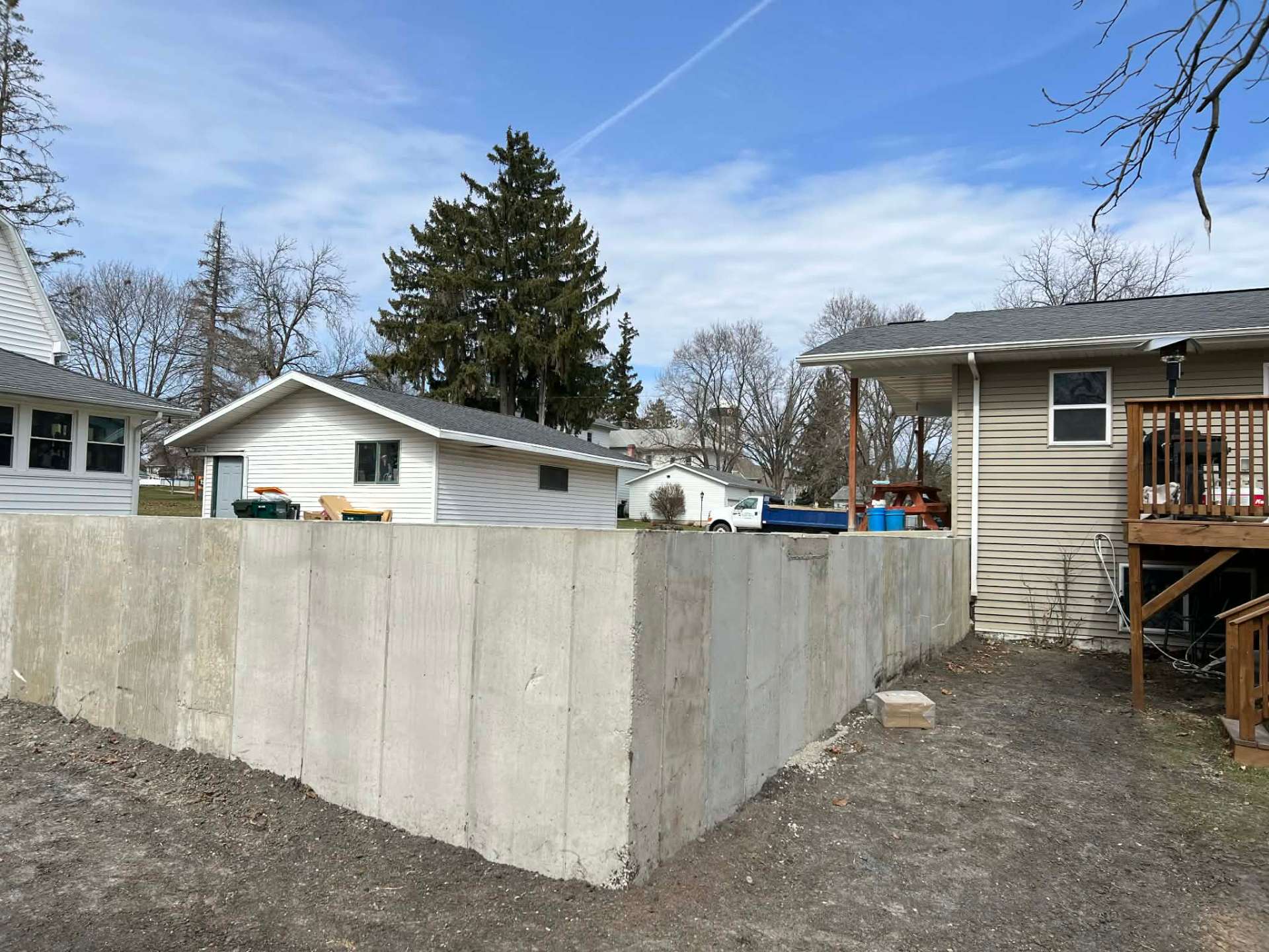 New driveway installation in Fond du Lac by Kuphal Concrete